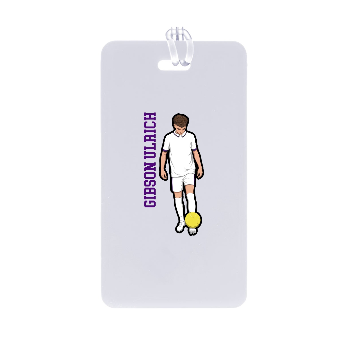 Bag Tag — Name Vertical in Classic