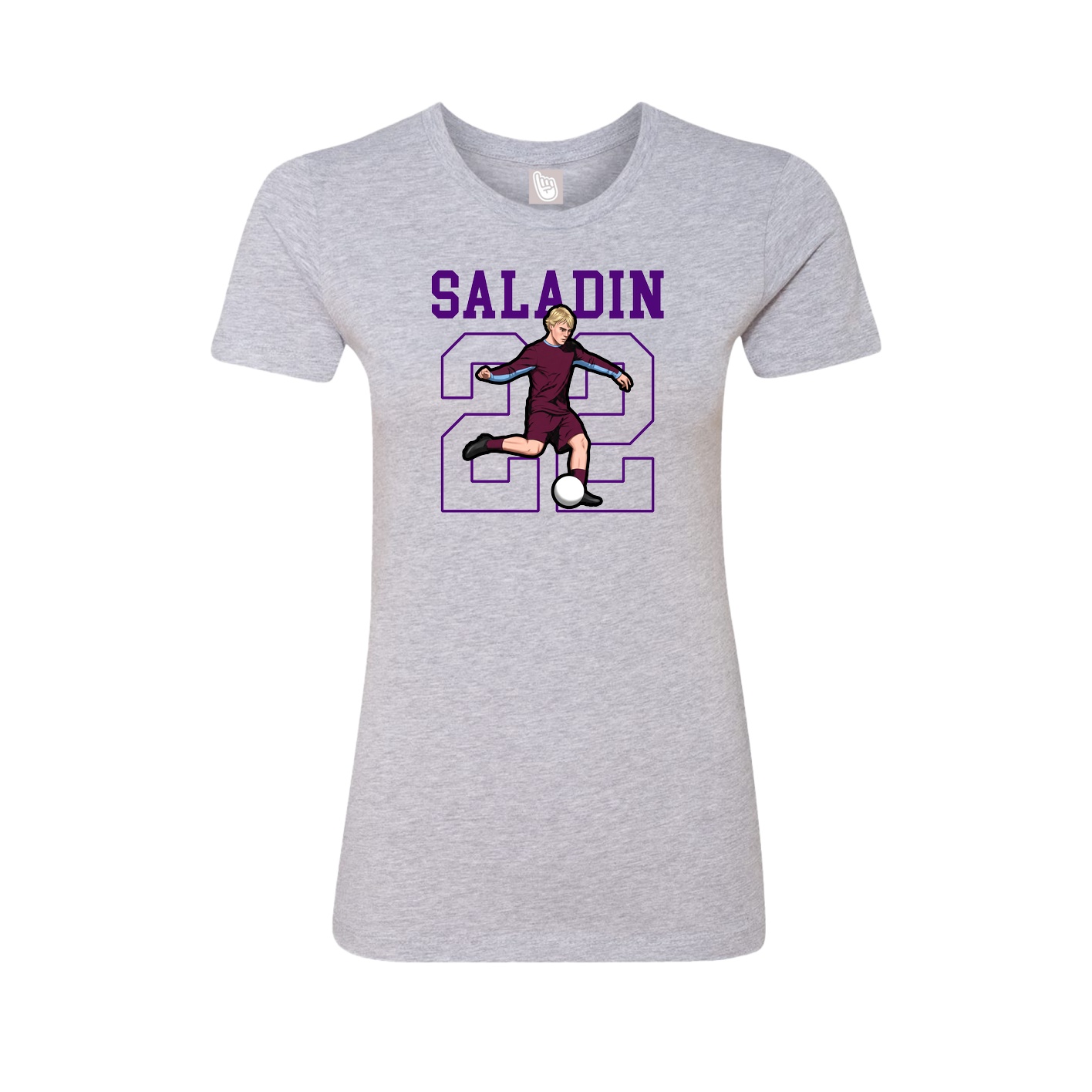 Fitted Women's Tee — Shirsey in Grey