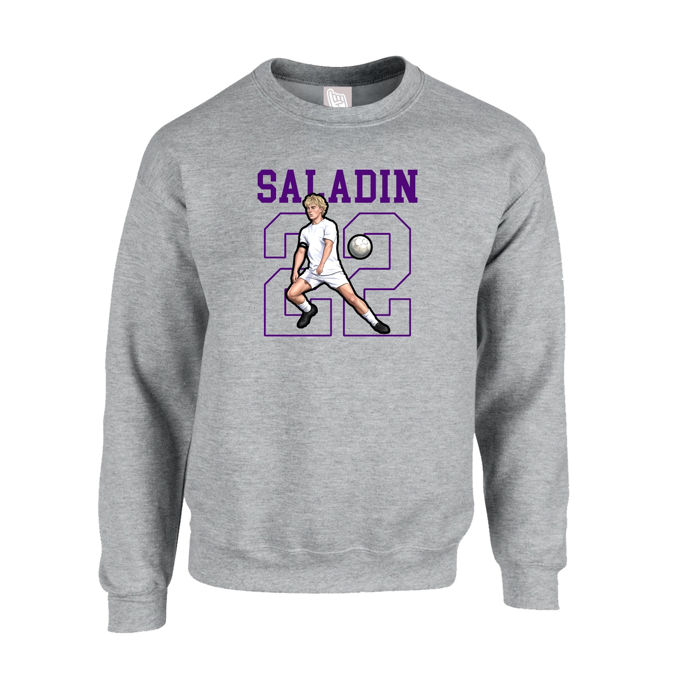 Fleece Crew — Shirsey in Grey