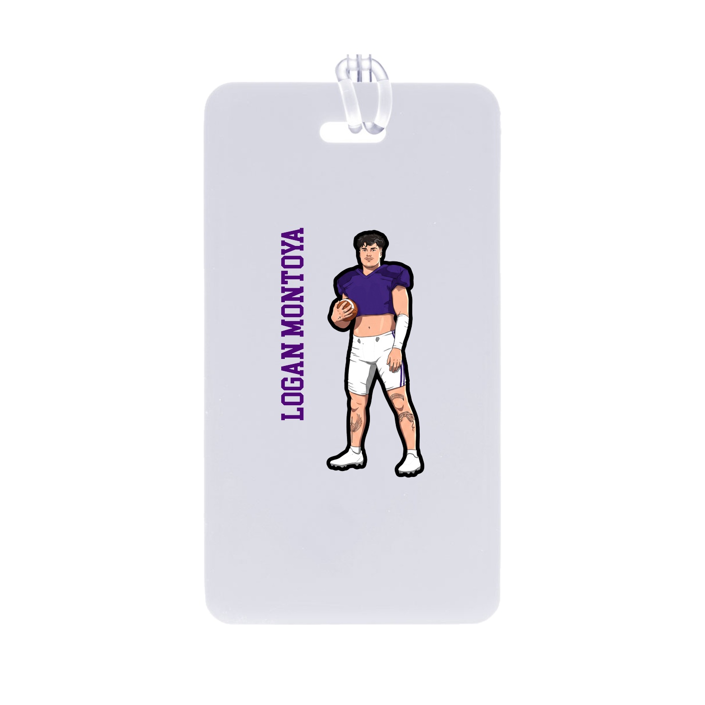 Bag Tag — Name Vertical in Classic