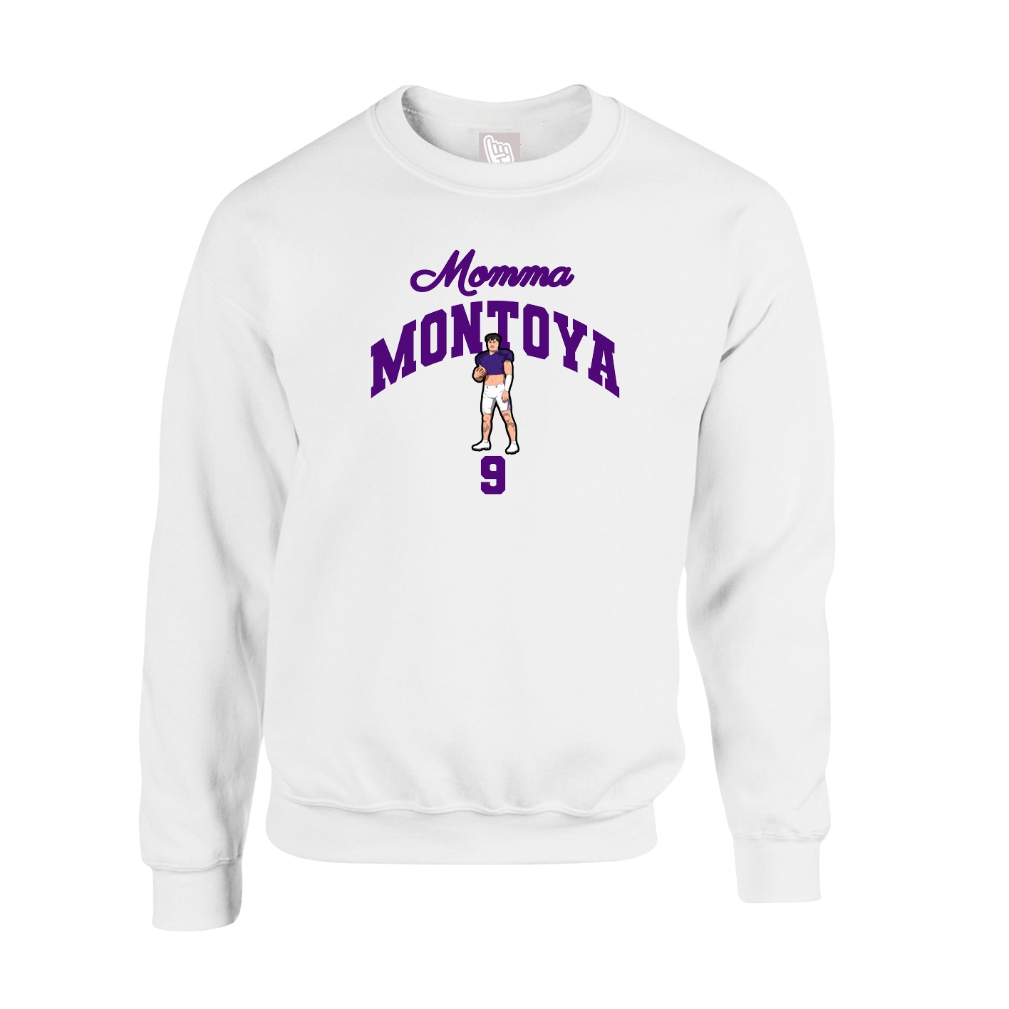 Fleece Crew — Mothers Day Arch in White