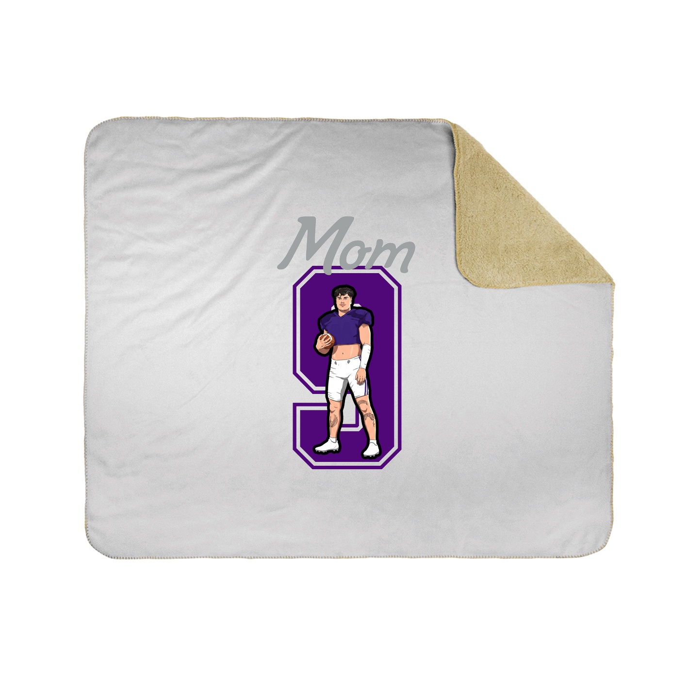 Throw Blanket — Mothers Day Shirsey in White