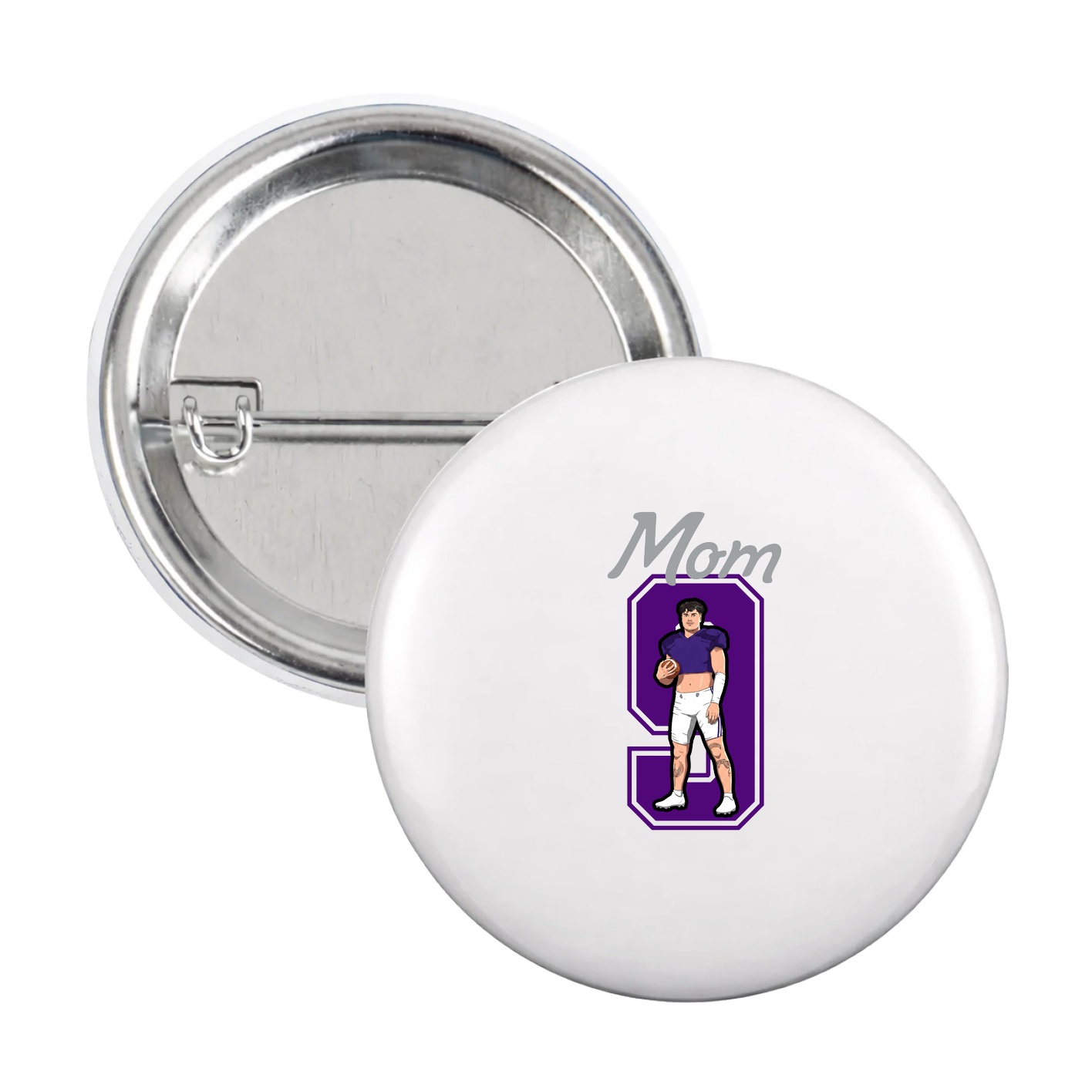 Game Day Button — Mothers Day Shirsey in White