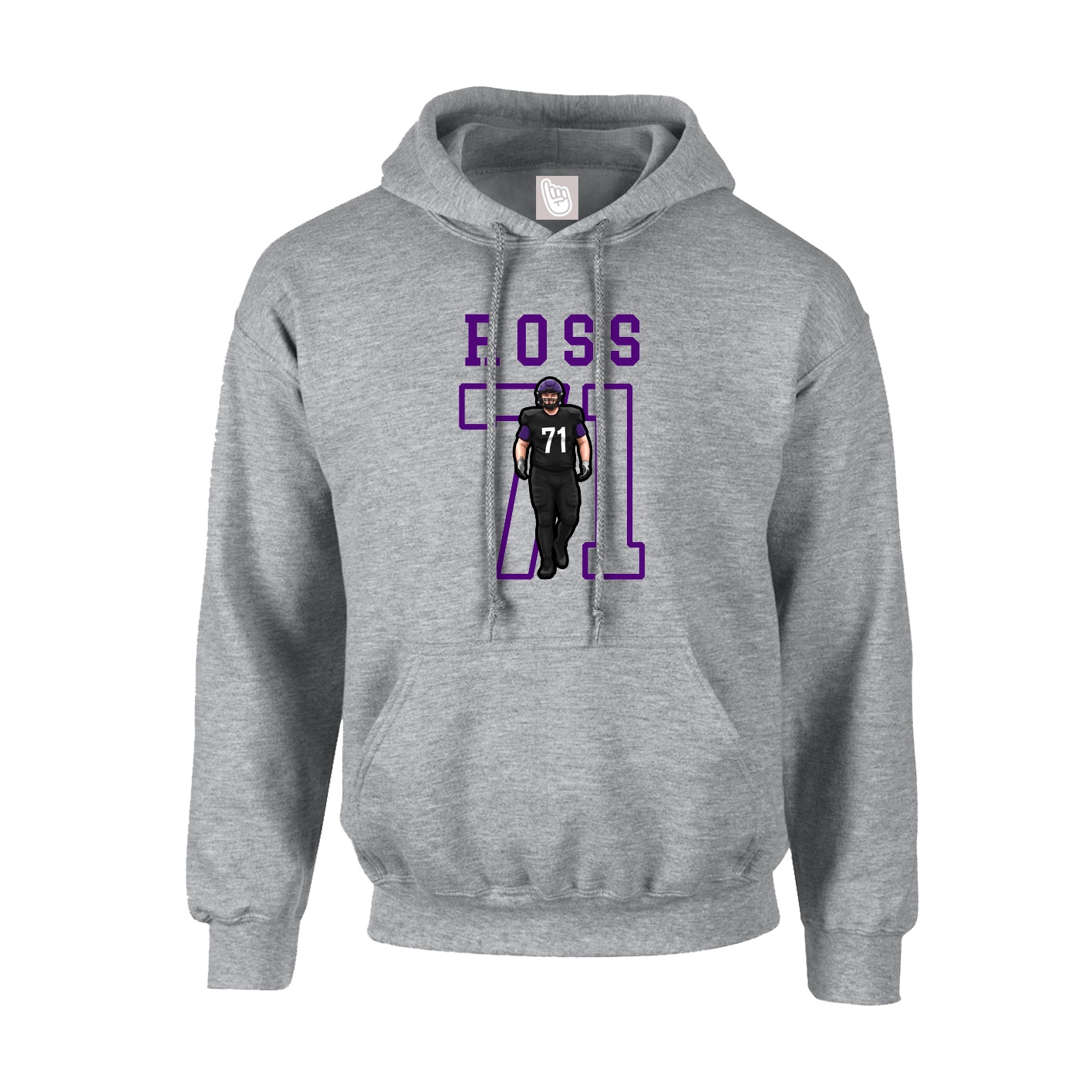 Youth Hoodie — Shirsey in Grey