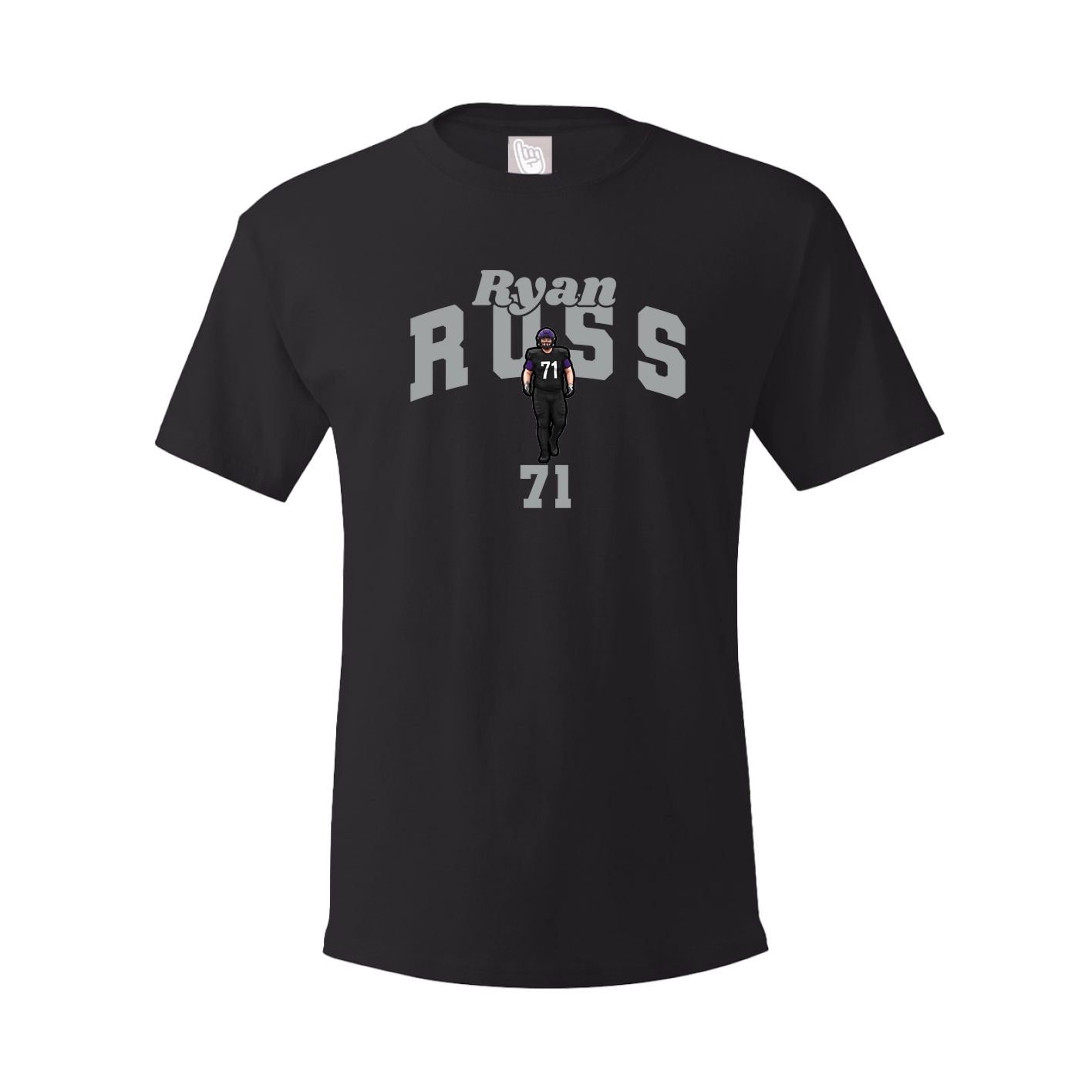 Tee — Signature Arch in Black