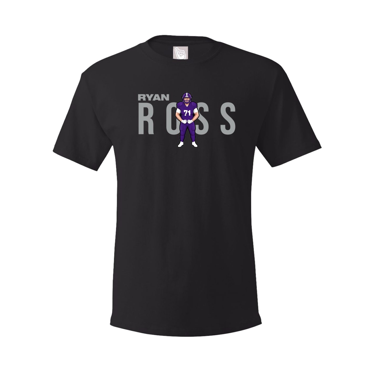 Tee — Player Name in Black