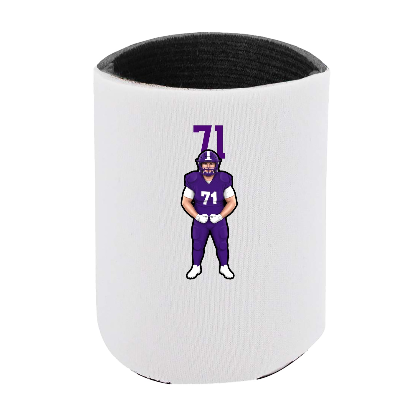 Can Holder — Number Top in White