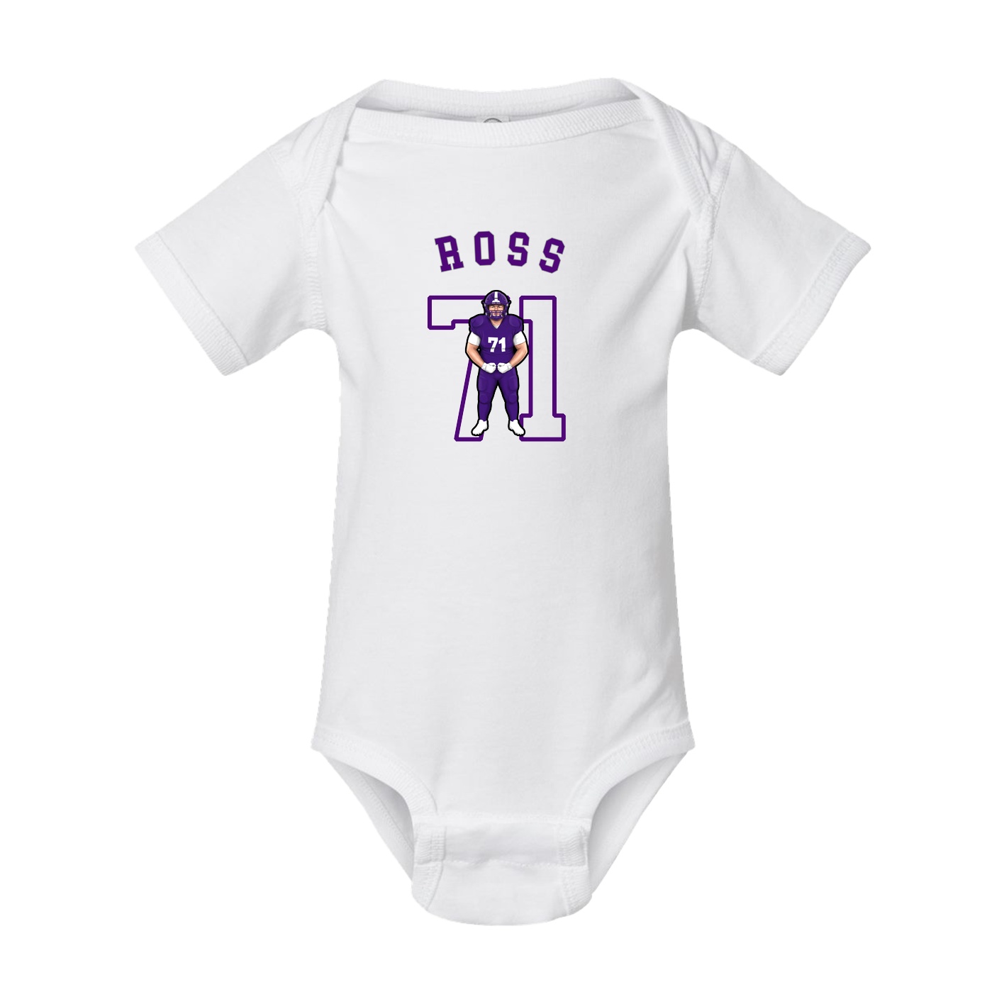 Baby Onesie — Shirsey Arch in White