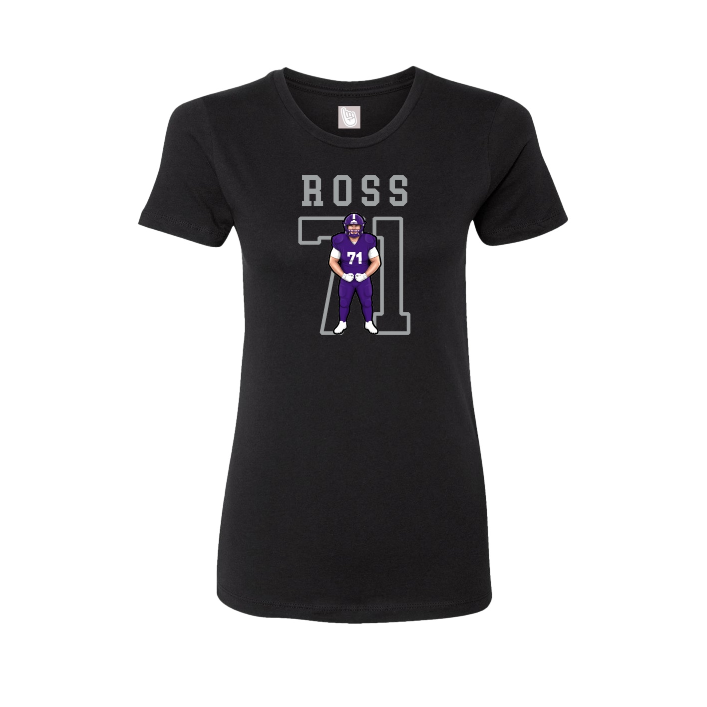 Fitted Women's Tee — Shirsey in Black