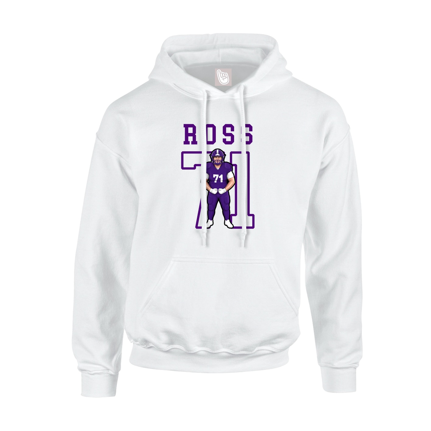 Youth Hoodie — Shirsey in White