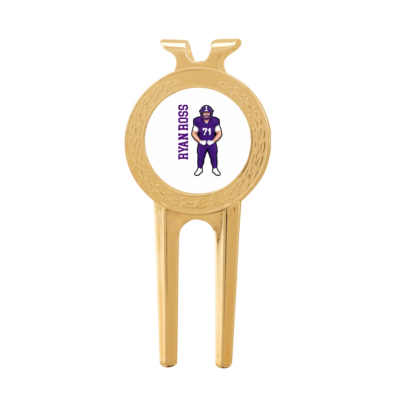 Divot Tool with Ball Marker — Name Vertical in Classic