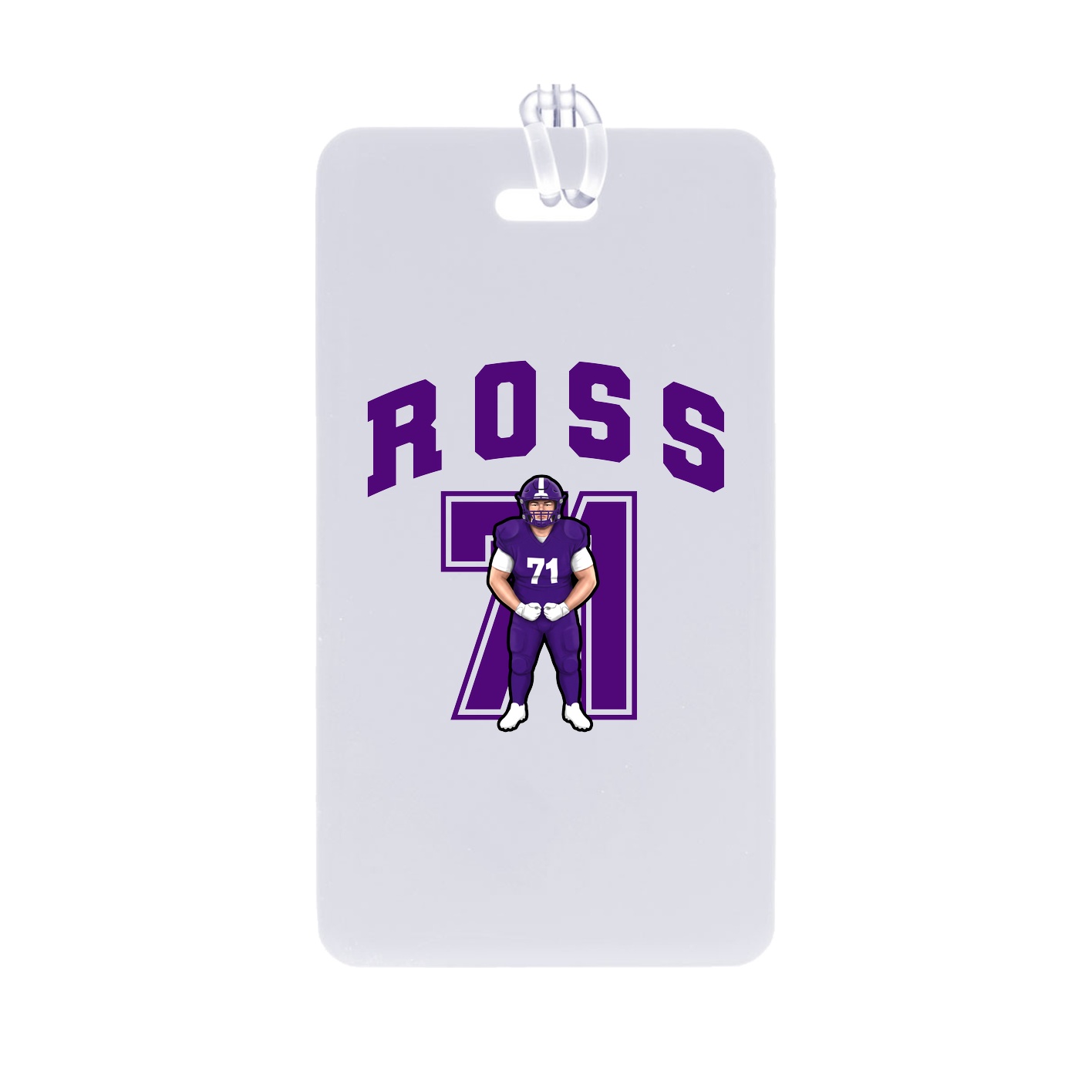 Bag Tag — Number in Classic