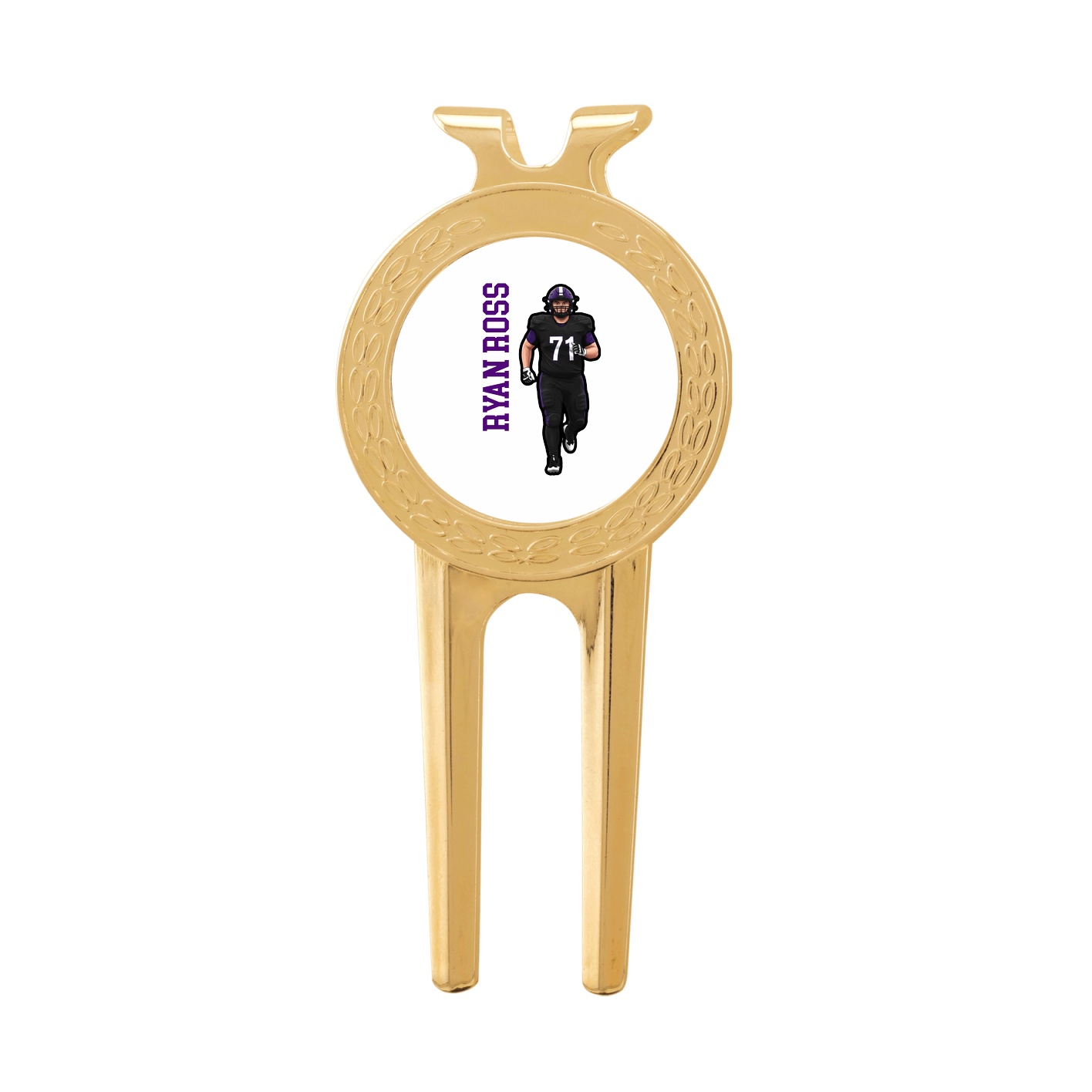 Divot Tool with Ball Marker — Name Vertical in Classic