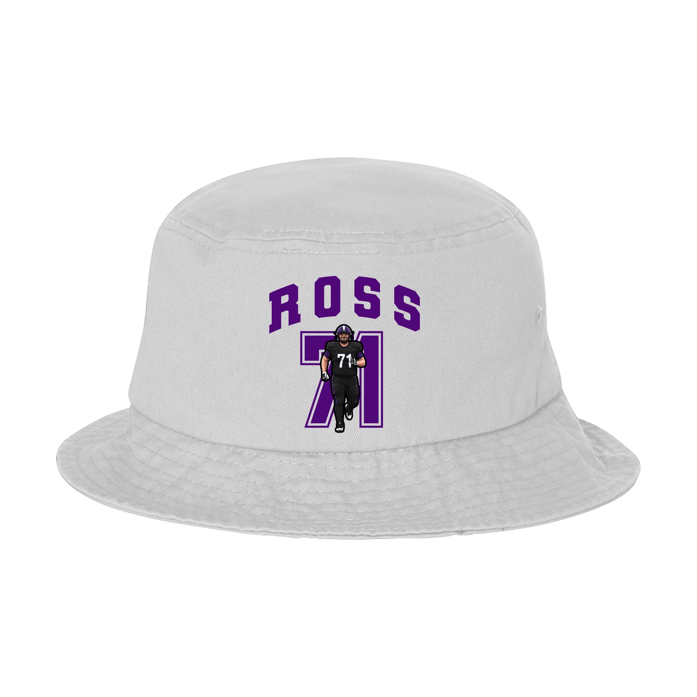 Bucket Cap — Number in White