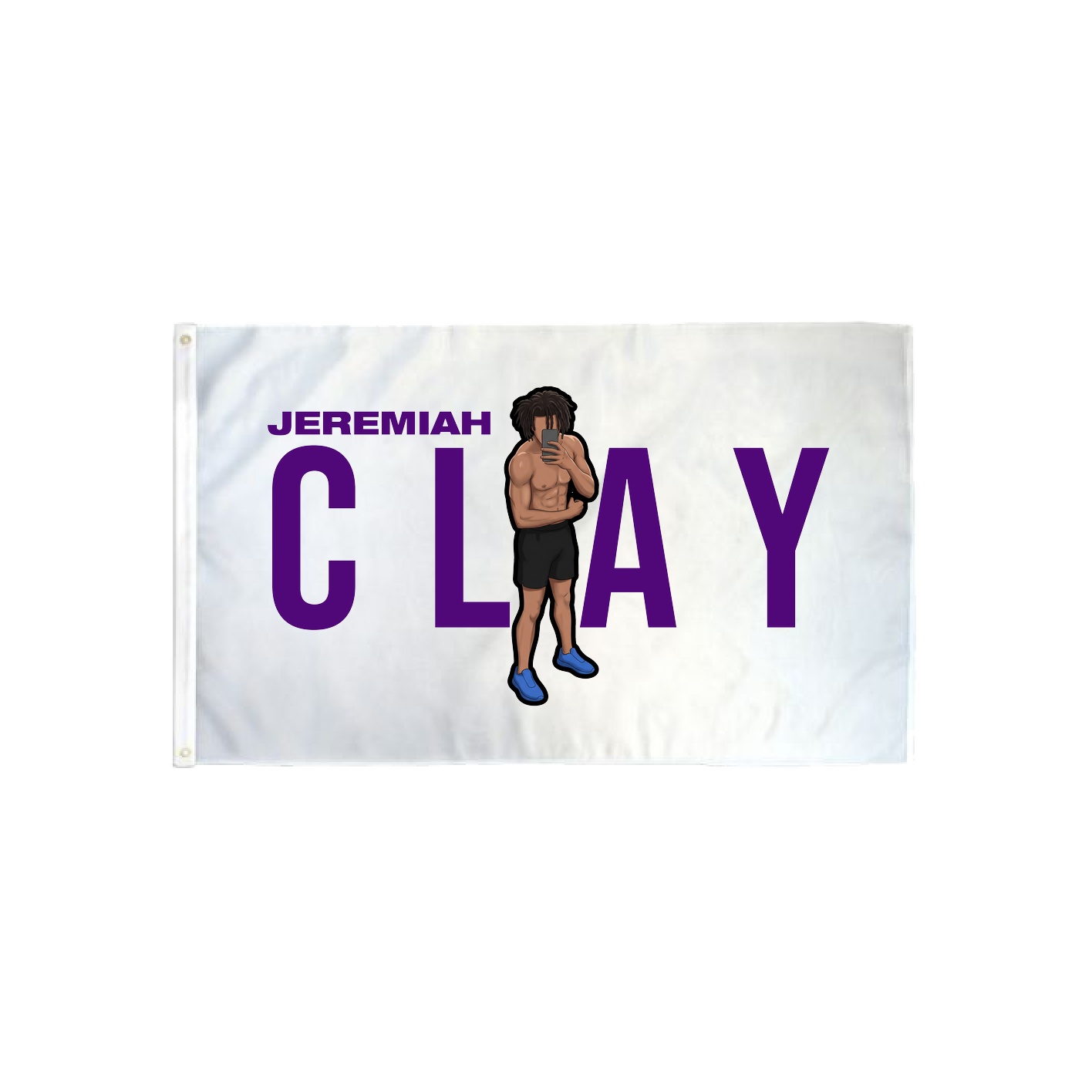 3x5 Flag — Player Name in Classic