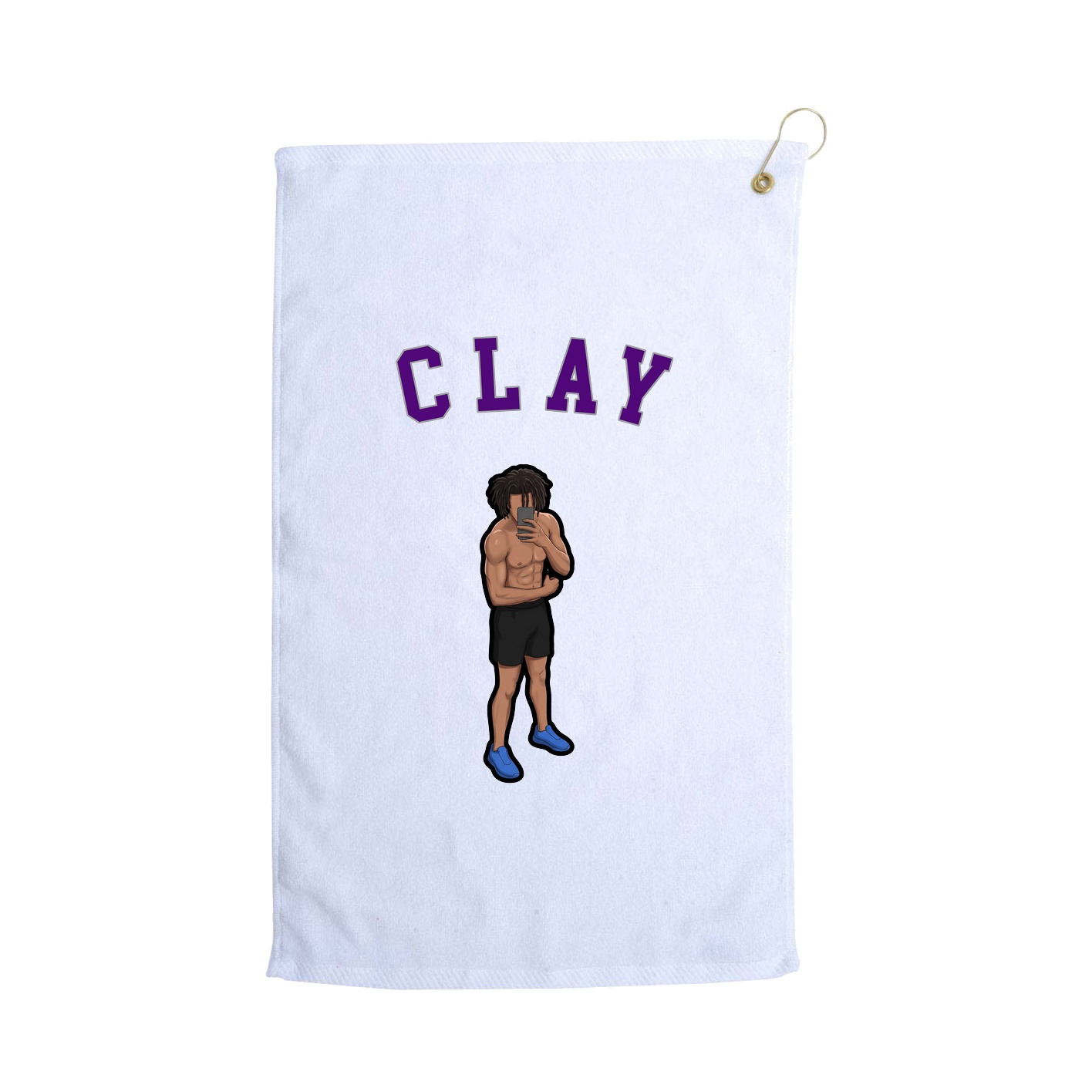 Golf Towel — Shirsey Arch in White