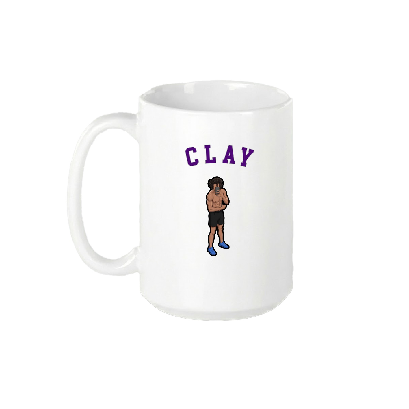 15oz Coffee Mug — Shirsey Arch in White