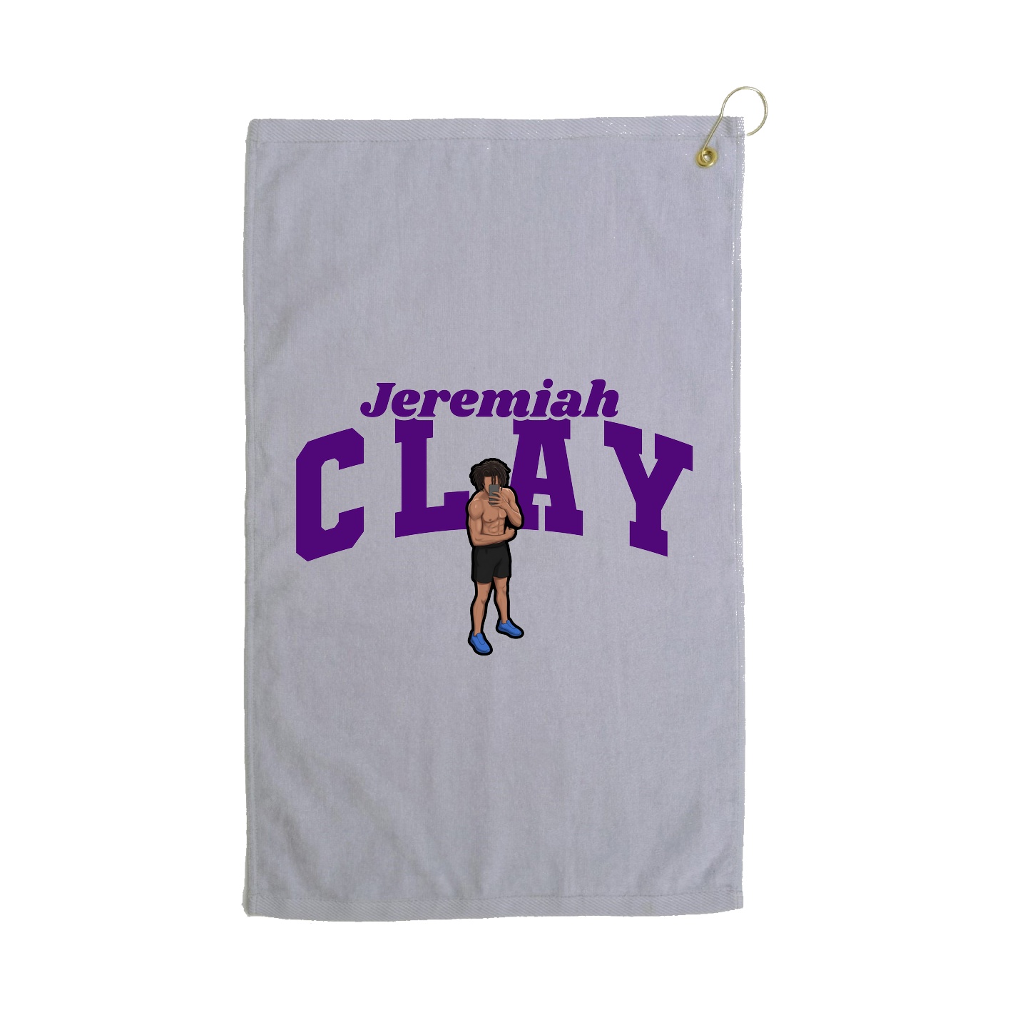 Golf Towel — Signature Arch in Grey