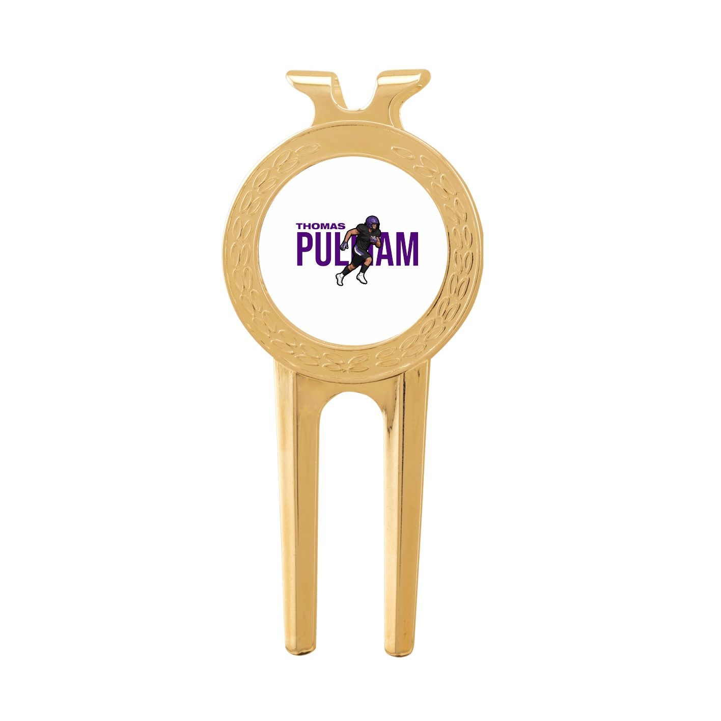 Divot Tool with Ball Marker — Player Name in Classic