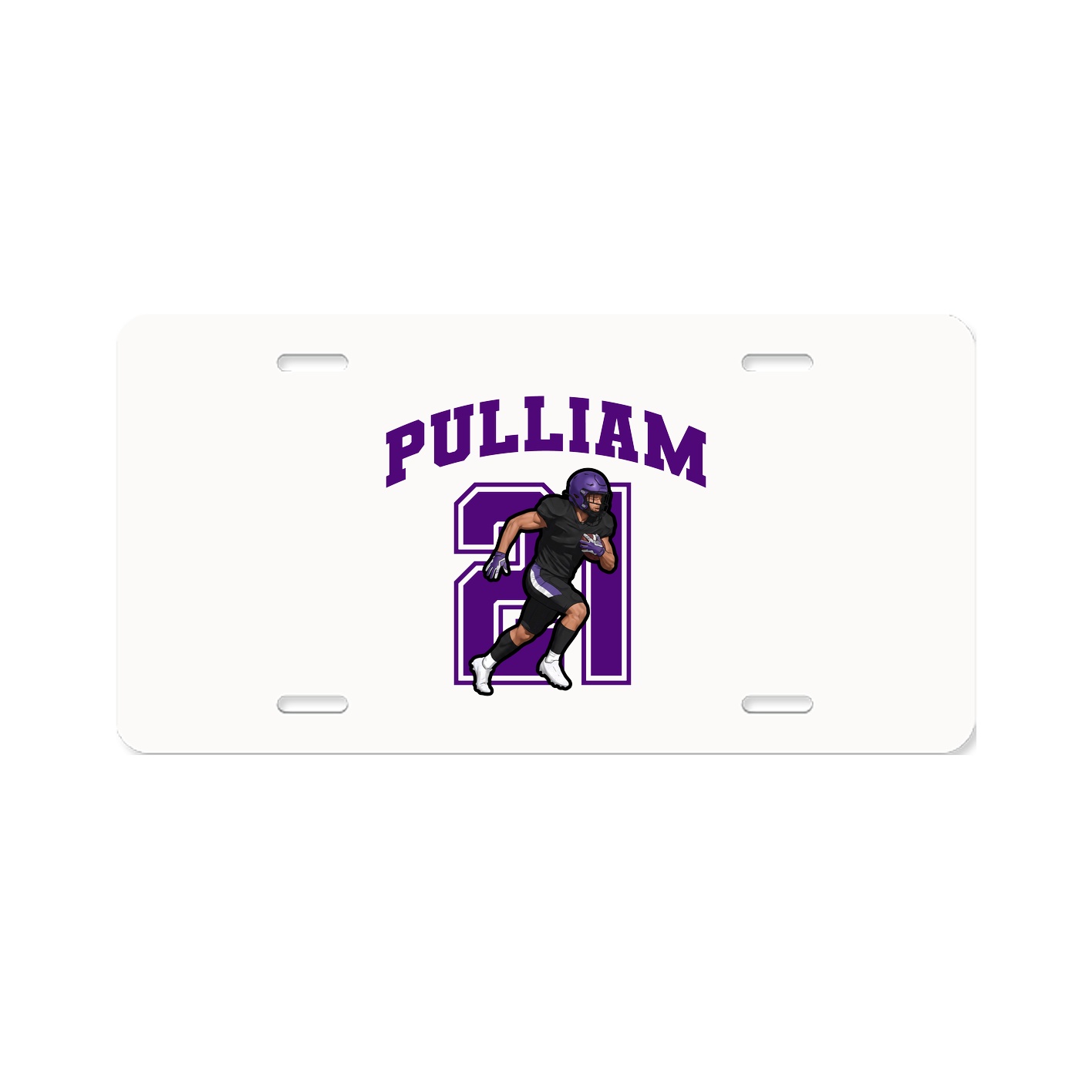 License Plate — Number in Classic