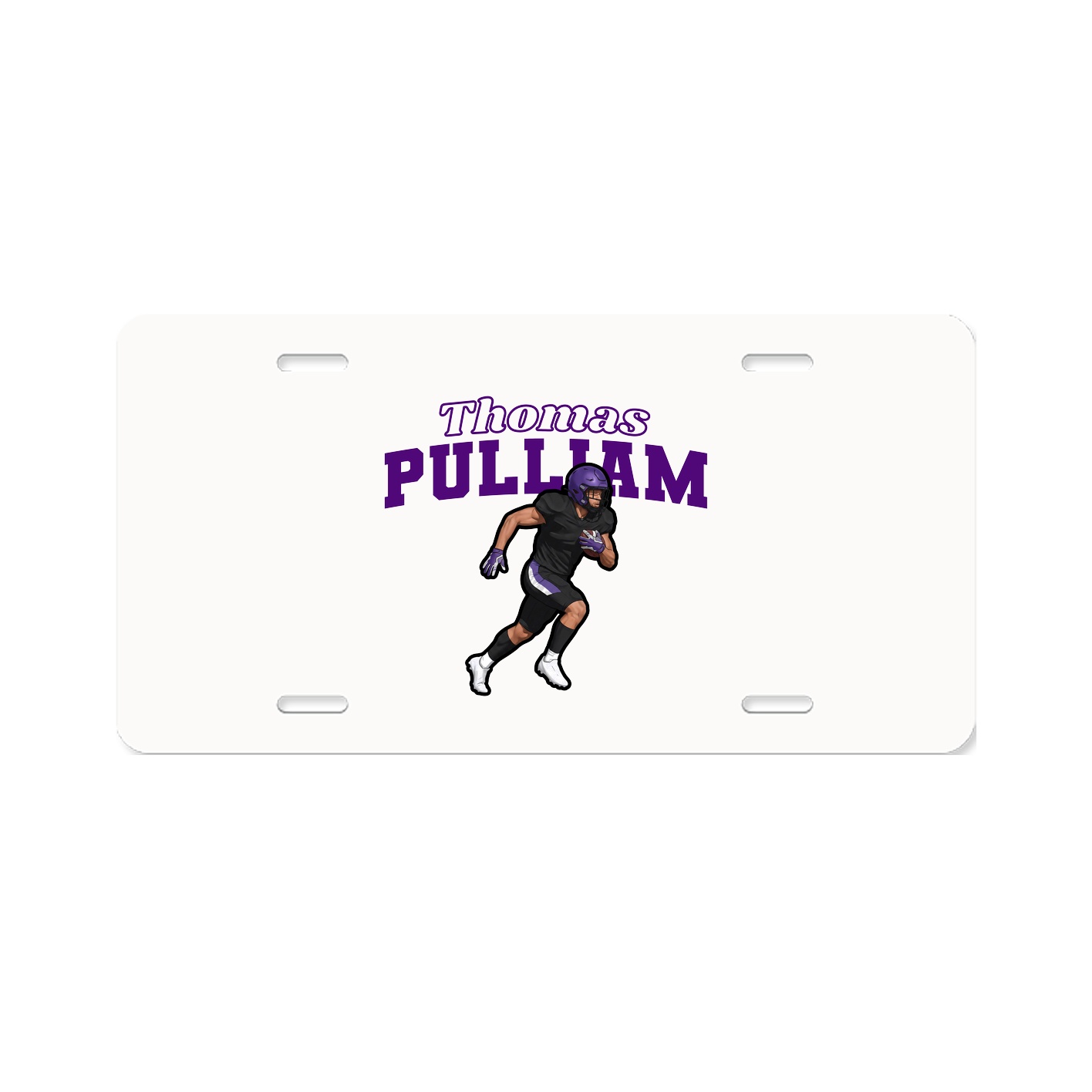 License Plate — Name Arch in Classic