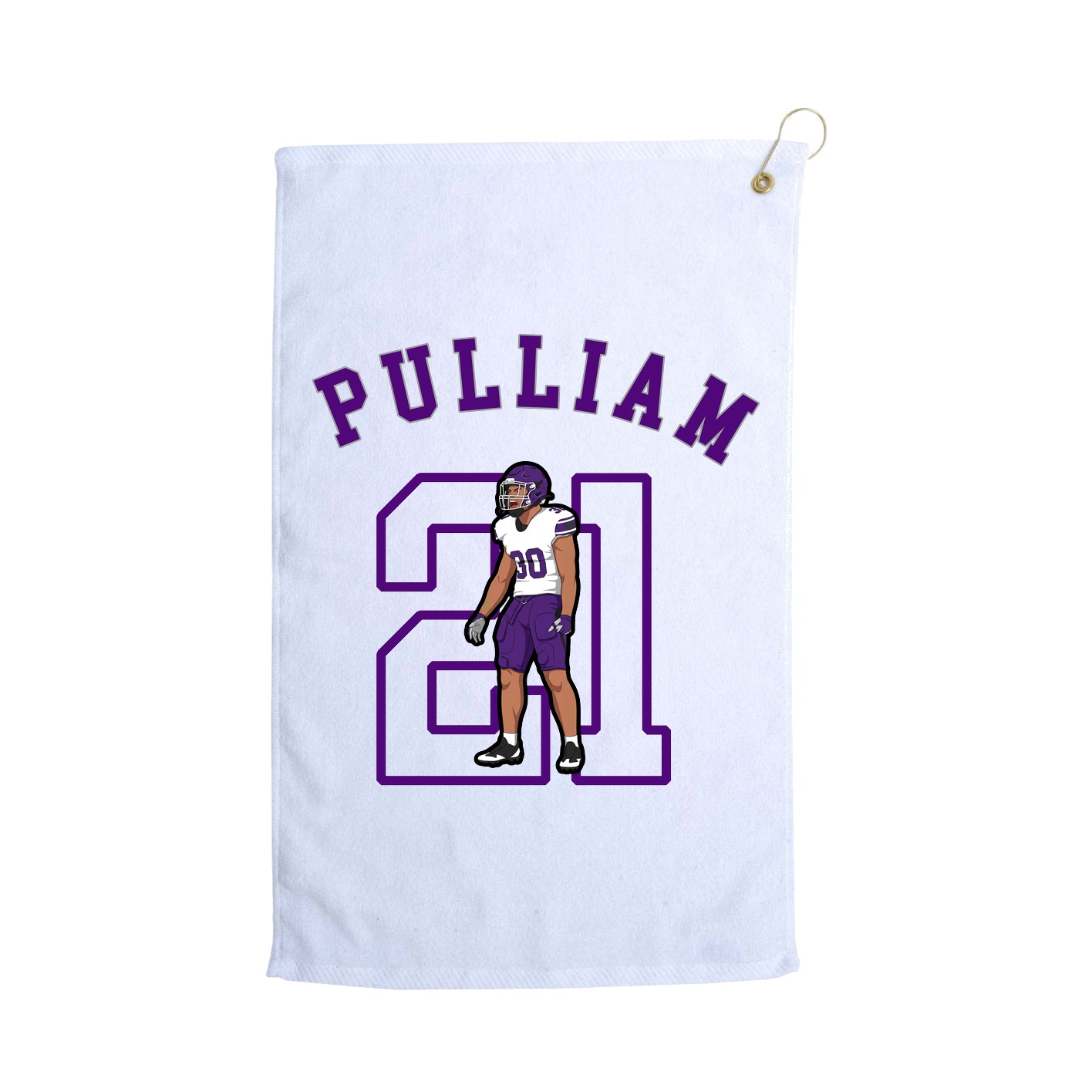 Golf Towel — Shirsey Arch in White