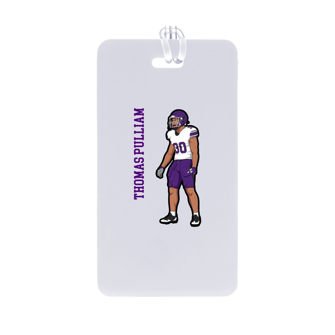 Bag Tag — Name Vertical in Classic
