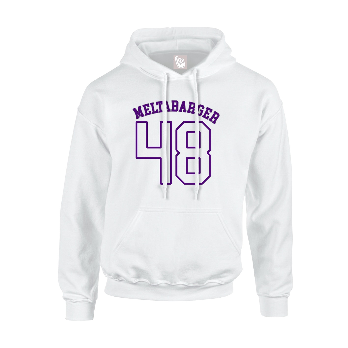 Hoodie — Shirsey Arch in White
