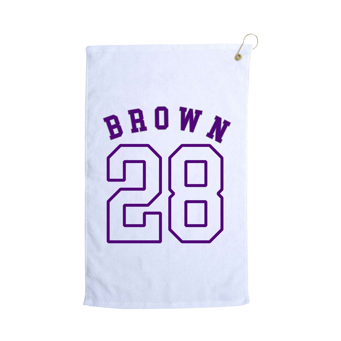 Golf Towel — Shirsey Arch in White