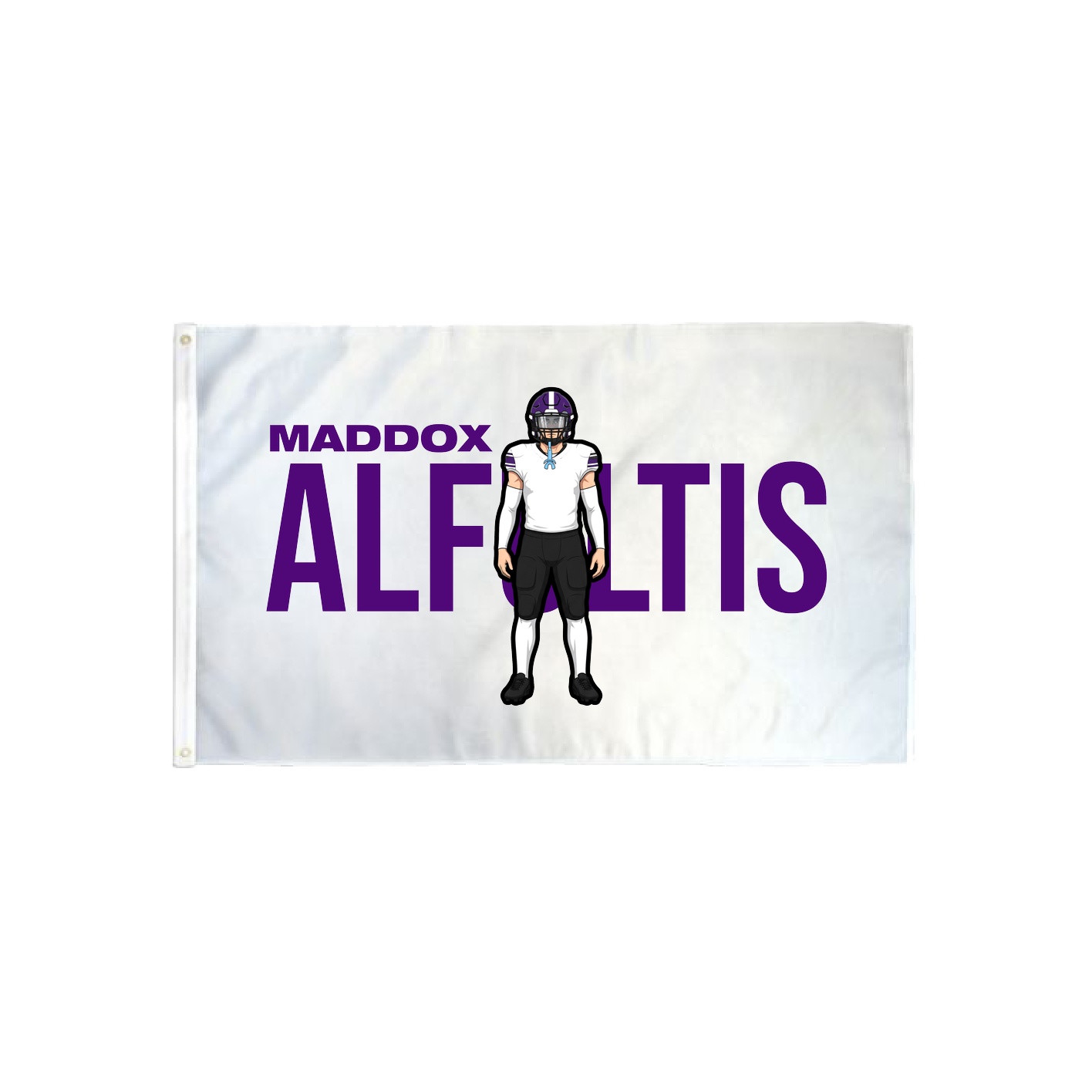 3x5 Flag — Player Name in Classic