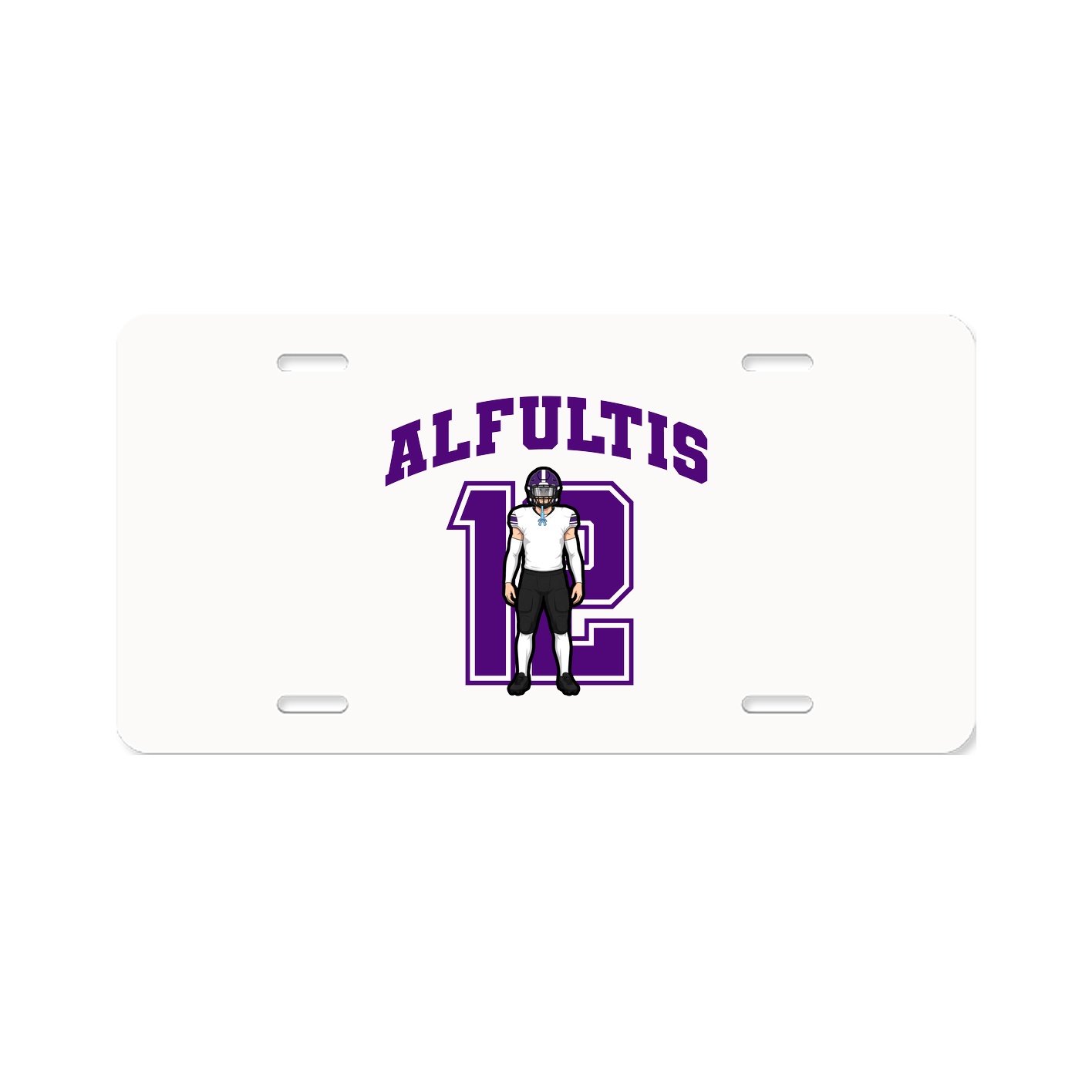 License Plate — Number in Classic
