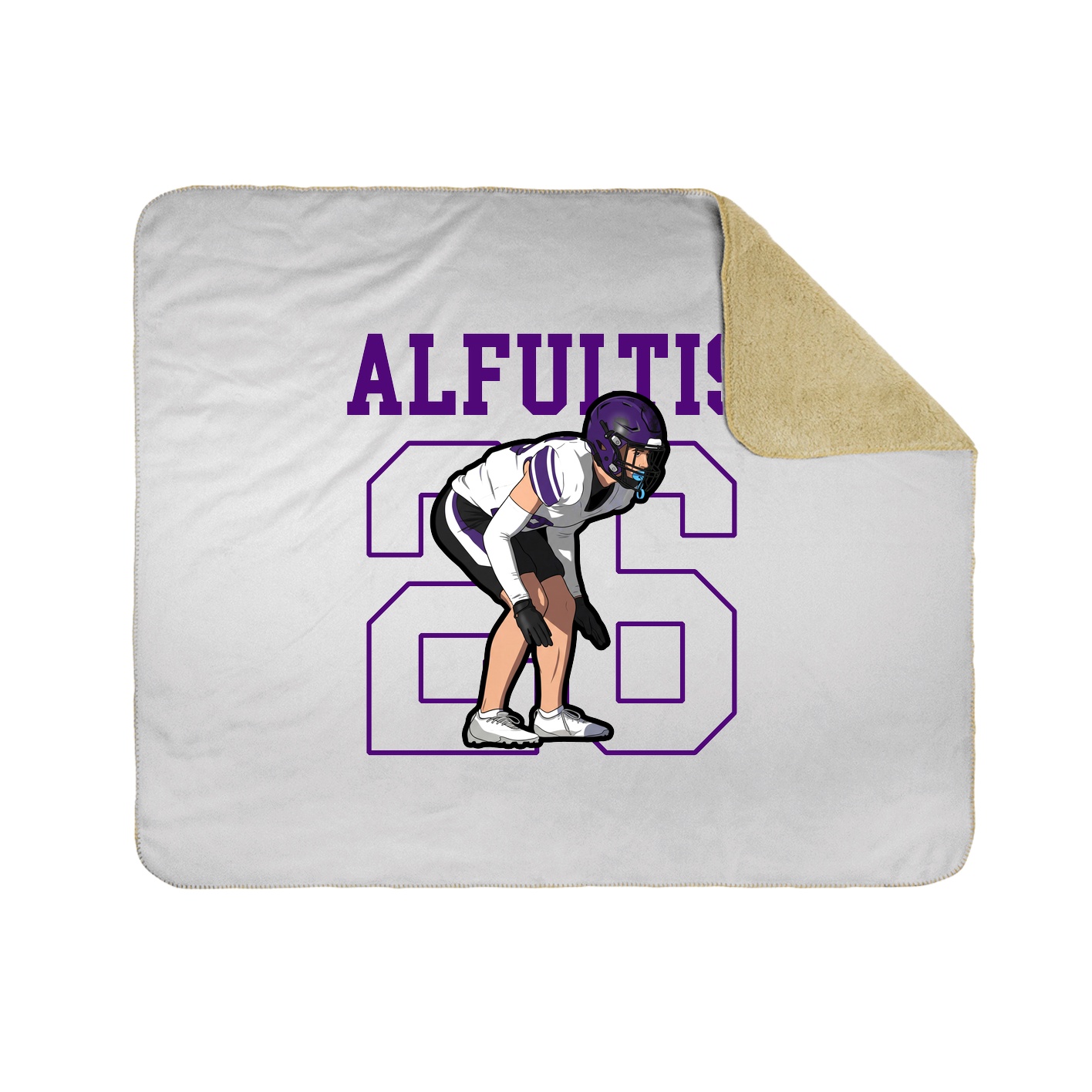 50x60 Sherpa Lined Throw Blanket