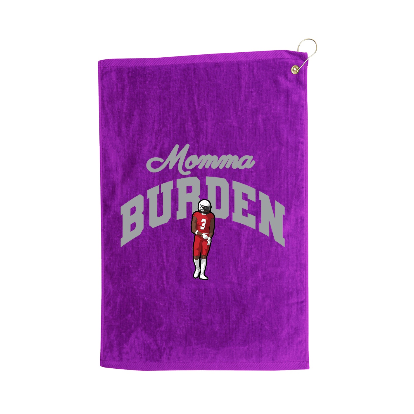 Golf Towel — Mothers Day Arch in Purple