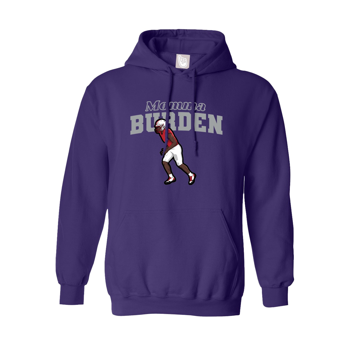 Hoodie — Mothers Day Block in Purple