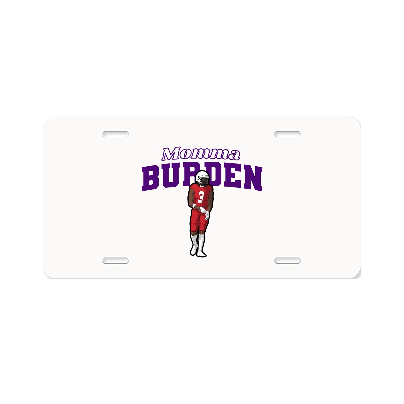 License Plate — Mothers Day Block in Classic