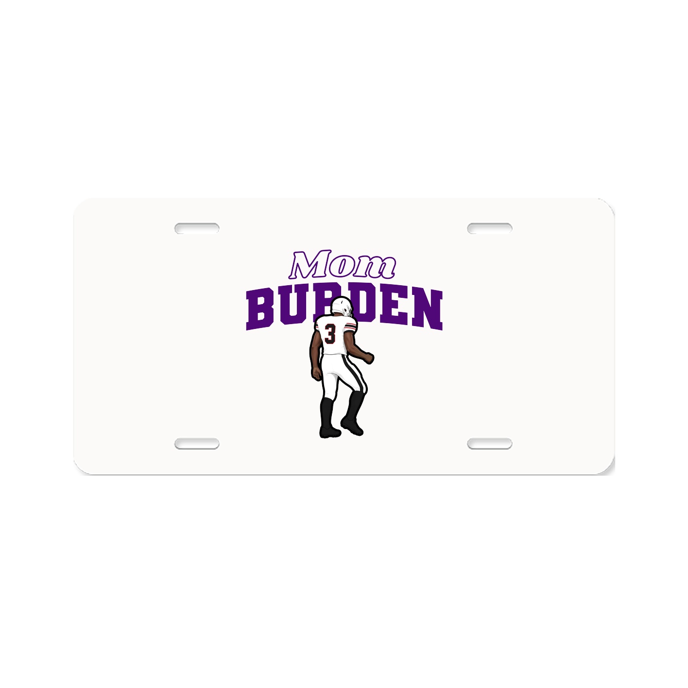 License Plate — Mothers Day Block in Classic