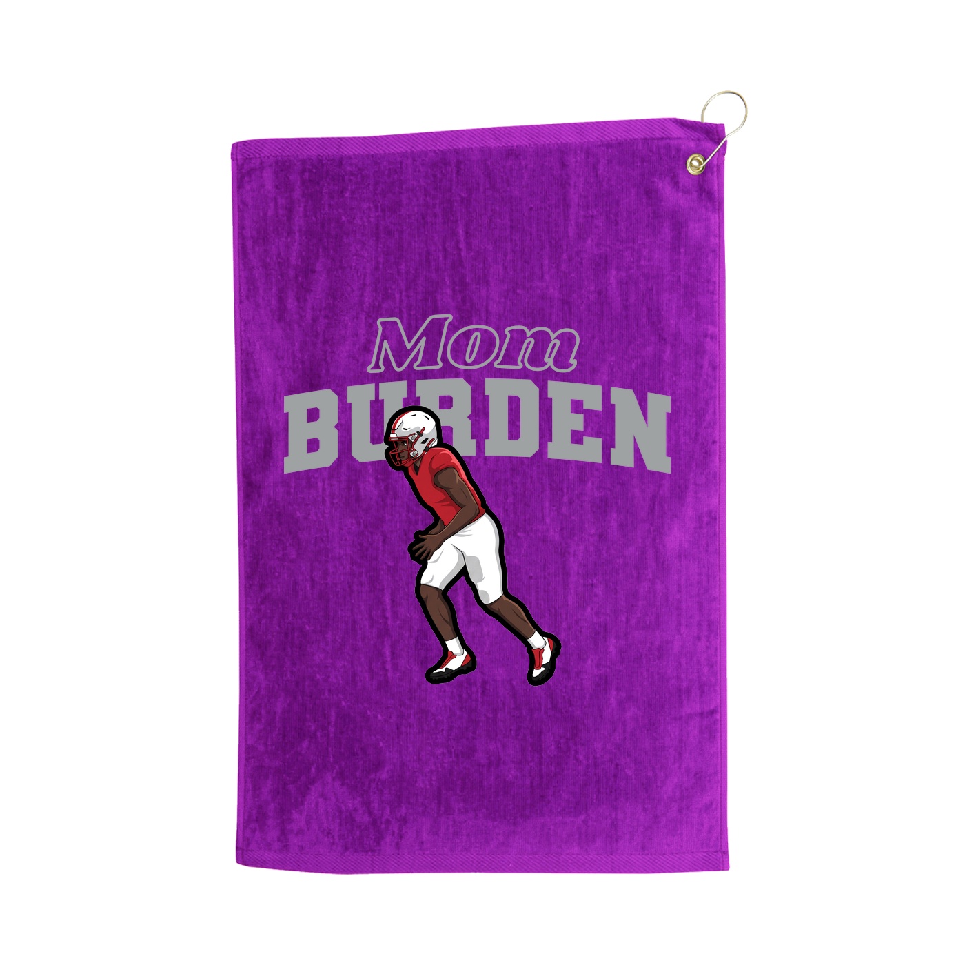 Golf Towel — Mothers Day Block in Purple