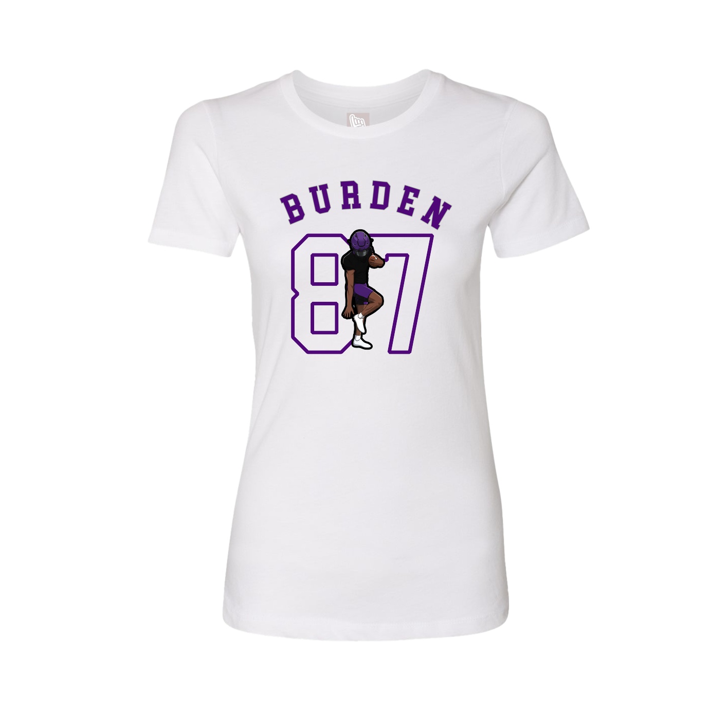 Fitted Women's Tee — Shirsey Arch in White