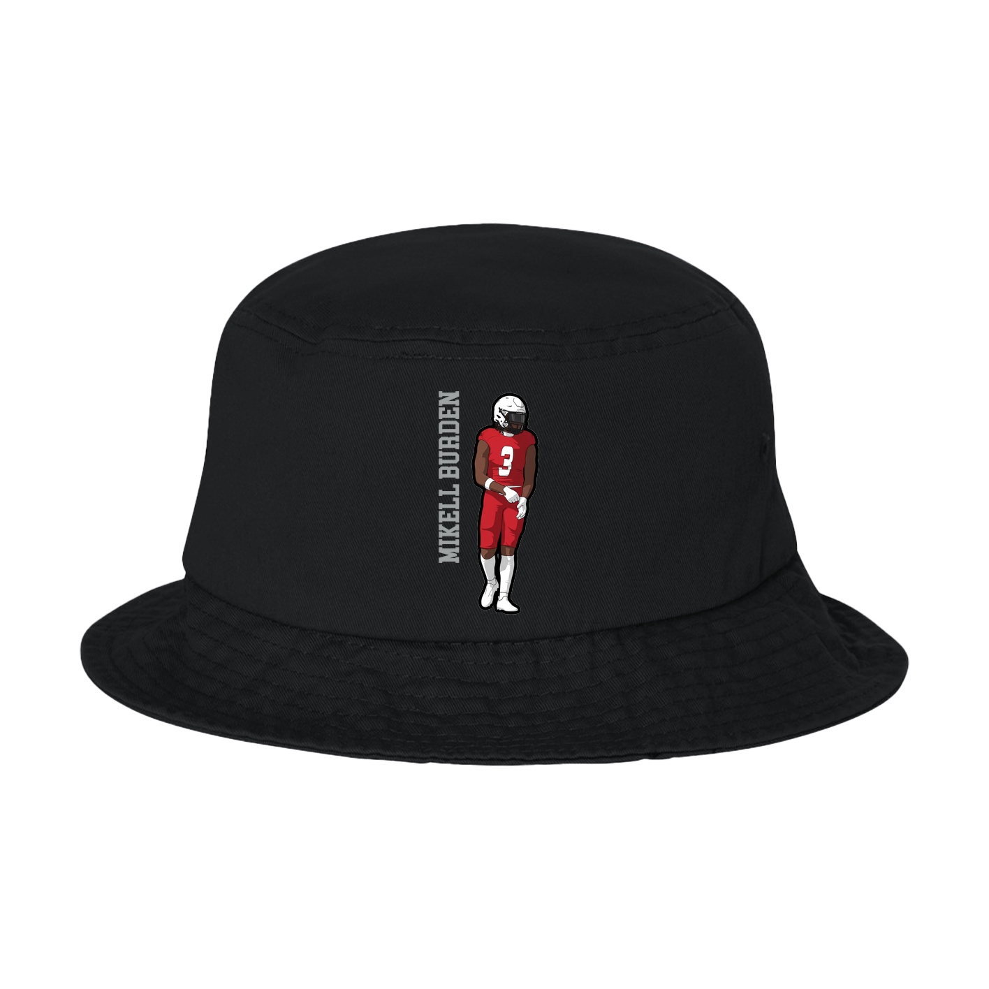 Bucket Cap — Name Vertical in Black