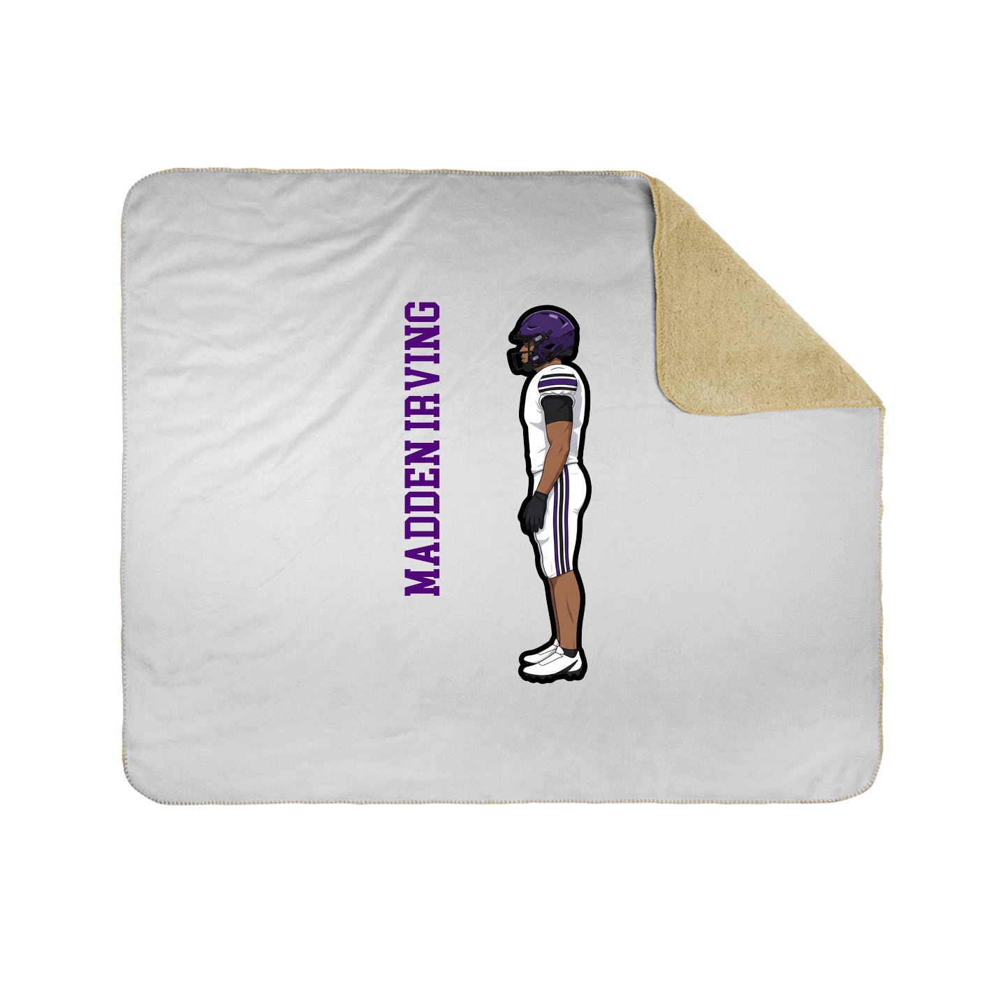 50x60 Sherpa Lined Throw Blanket
