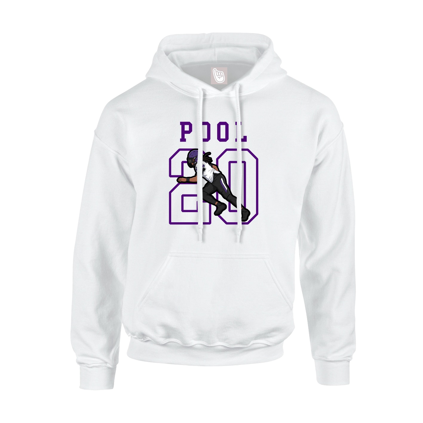 Hoodie — Shirsey in White