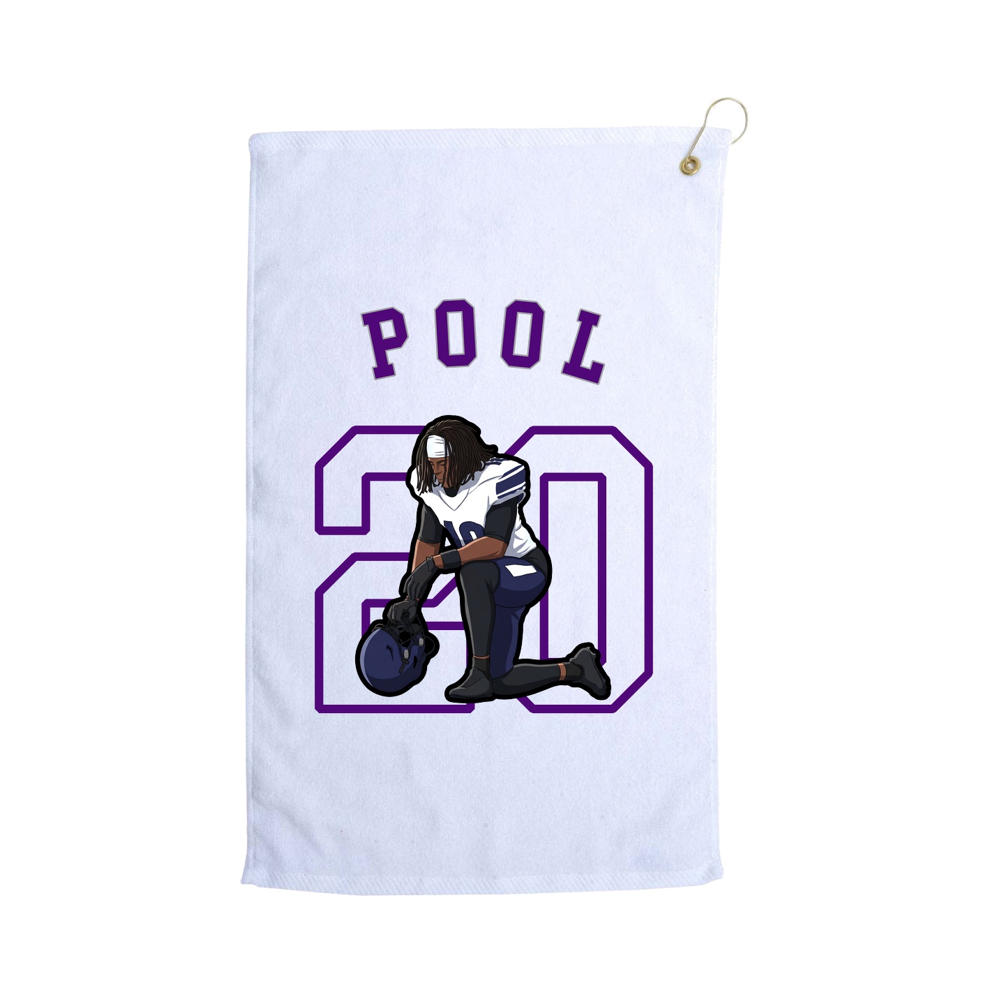 Golf Towel — Shirsey Arch in White