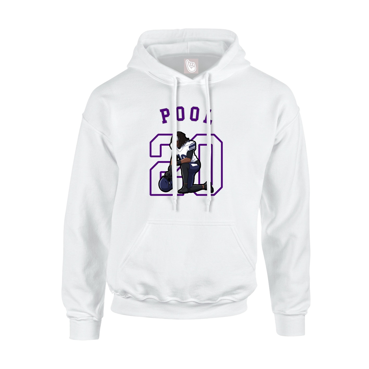 Hoodie — Shirsey Arch in White