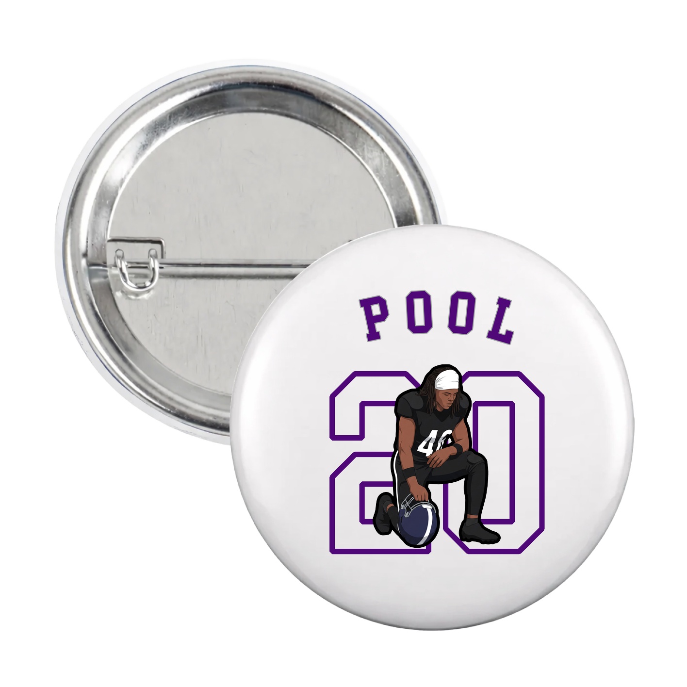 Game Day Button — Shirsey Arch in White