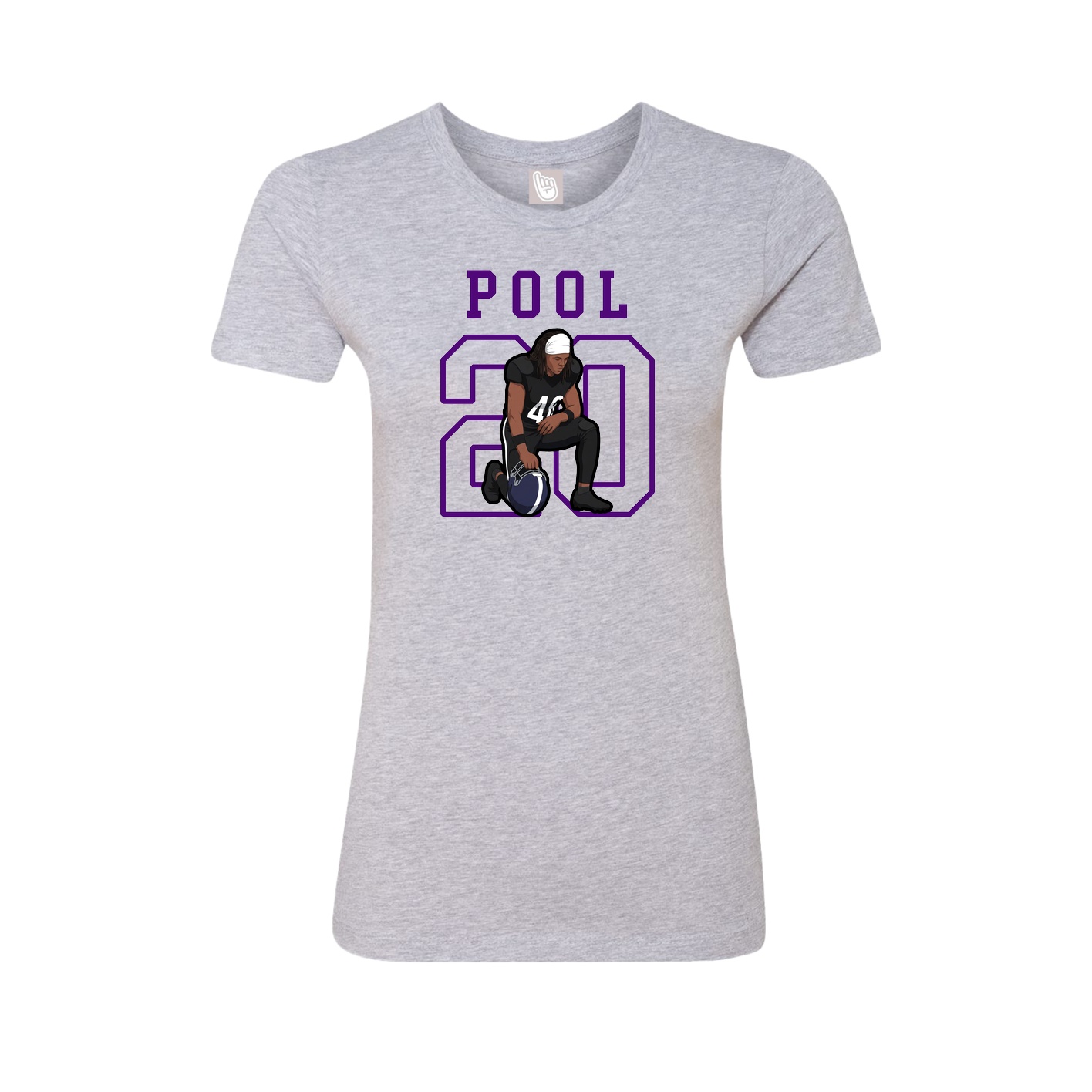 Fitted Women's Tee — Shirsey in Grey