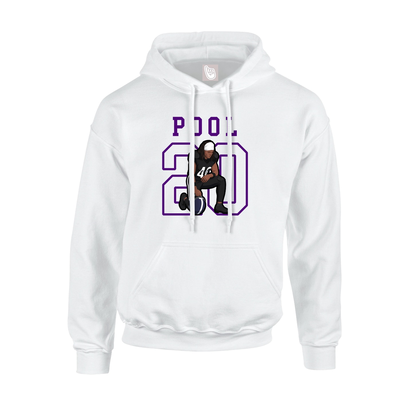 Youth Hoodie — Shirsey in White