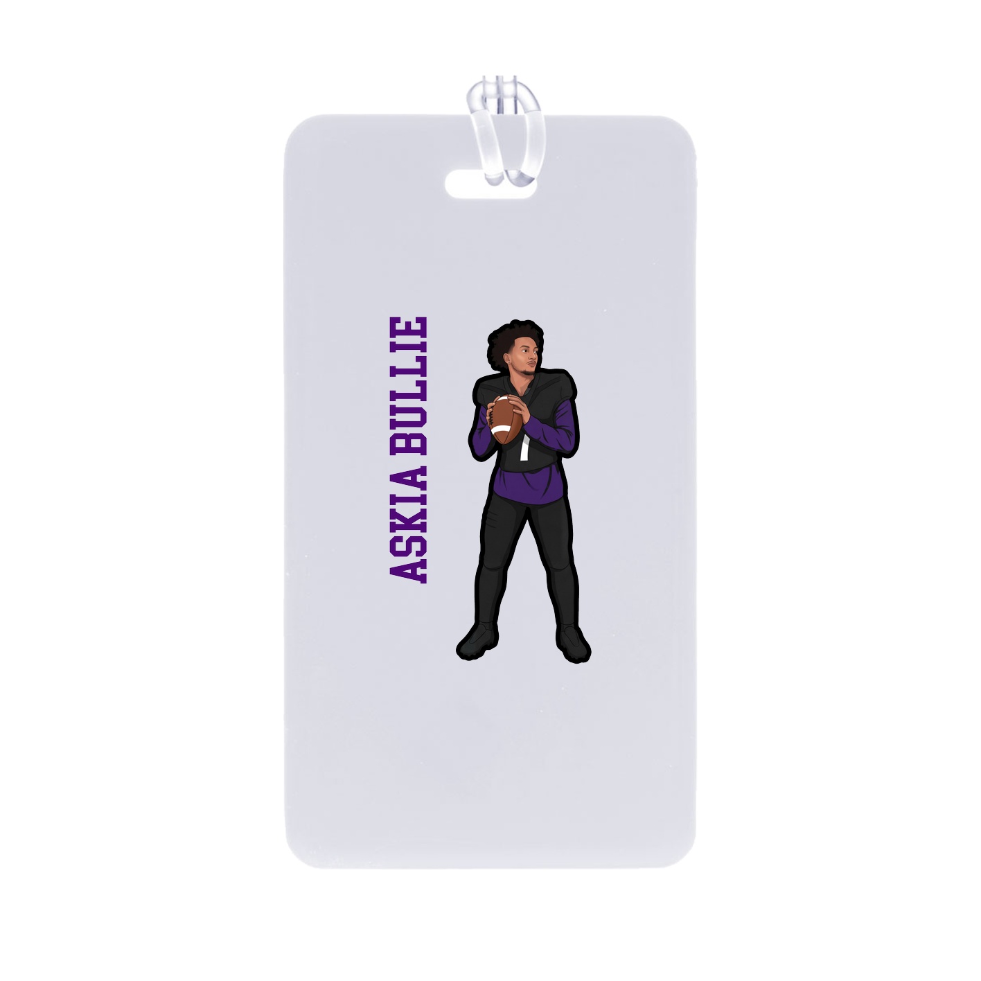 Bag Tag — Name Vertical in Classic