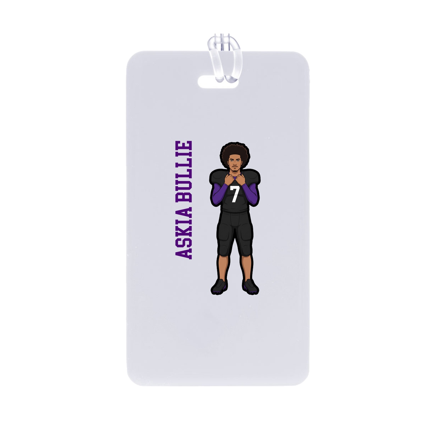 Bag Tag — Name Vertical in Classic