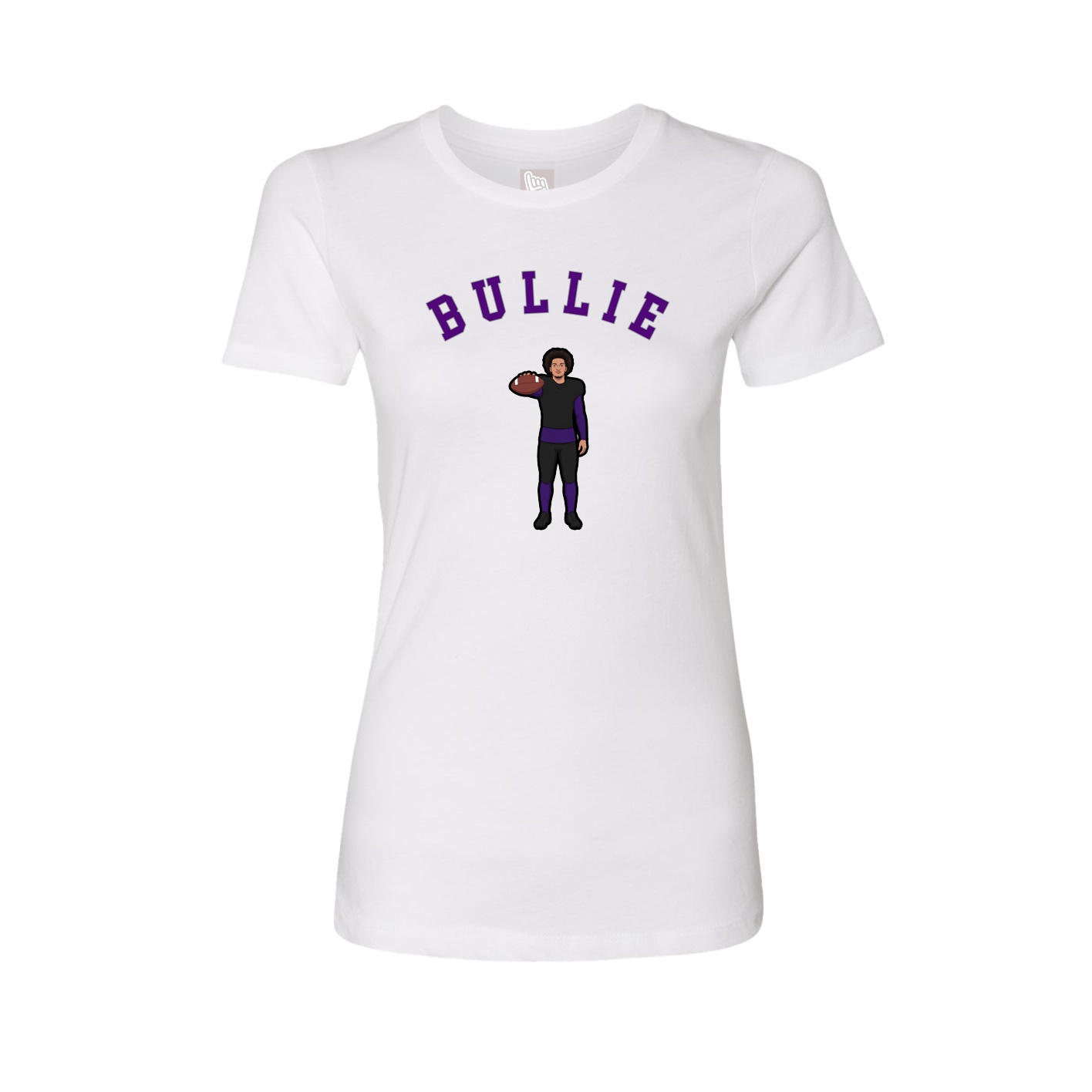 Fitted Women's Tee — Shirsey Arch in White