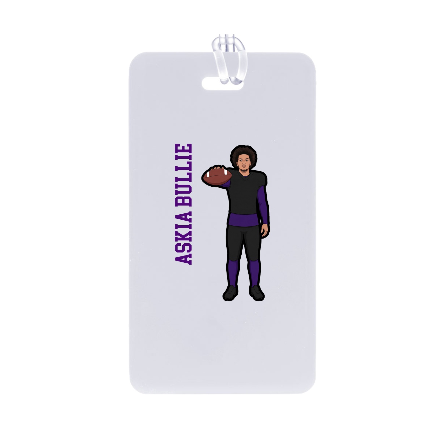 Bag Tag — Name Vertical in Classic